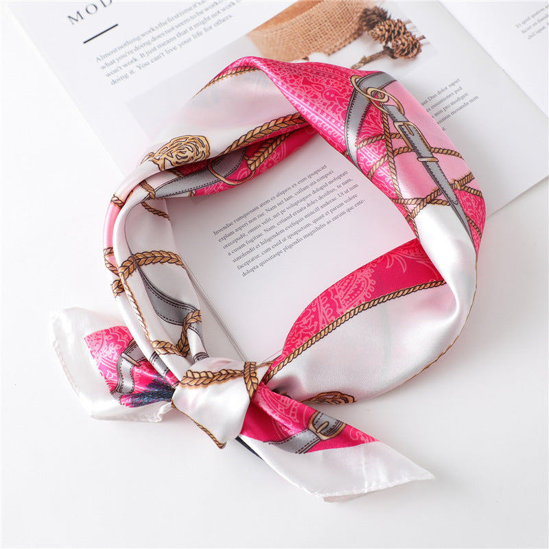 Women's New Small Square Retro Cashew Professional Scarf Women's New Small Square Retro Cashew Professional Scarf